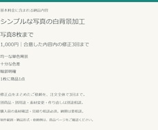 シンプルな商品写真8枚を白背景にします イメージ1