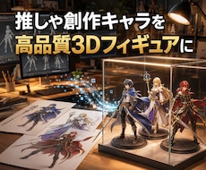 写真やイラストから高品質3Dフィギュアを制作します イメージ1