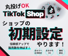 TikTok Shopの悩みをプロが解決します ローンチ初期からの実務経験をもとに改善案を提案