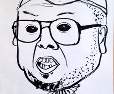 筆ペンで似顔絵描きます イメージ1