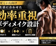 忙しいあなたへ“無駄ゼロ”ボディメイクを設計します イメージ1