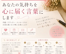 あなたの気持ちを言葉にします イメージ1