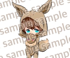 ミニキャラ書きます SNSやLINEのアイコンに！