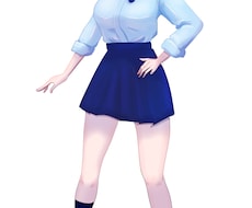 キャラクターイラストの立ち絵を作成します イメージ1