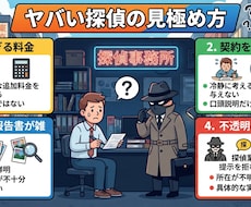 探偵事務所、興信所に騙された私が見極めます イメージ1