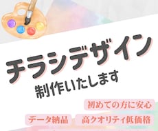 店舗、イベント用チラシのデザインを作ります イメージ1