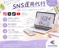 SNS運用をまとめてサポートします イメージ1