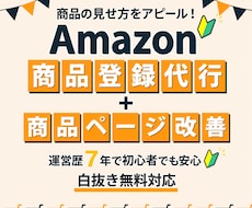 Amazon商品登録代行＋ページ改善点を整理します 商品登録作業に加えて、商品ページで気になった改善点も整理