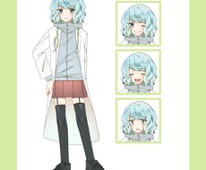 動画やTRPGに！立ち絵のイラスト描きます イメージ1