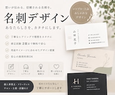 Canvaで相手に情報が伝わる名刺を作成します イメージ1