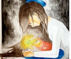 雰囲気のあるイラストをお描きします 表紙や挿絵などに使える、他には無いちょっと暗めなイラスト
