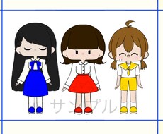 ゆるくてかわいいミニキャラを描きます イメージ1