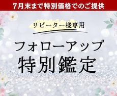 リピーター様用｜ご相談一件・鑑定します 前回の流れを踏まえてご相談にお答えします