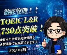 TOEIC L&R 730点突破の英語指導をします イメージ1