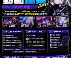 VTuber切り抜きYouTube動画編集やります イメージ1