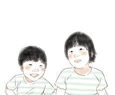 家族写真のような似顔絵描きます イメージ1