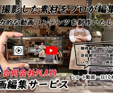 ショート動画編集を行います イメージ1
