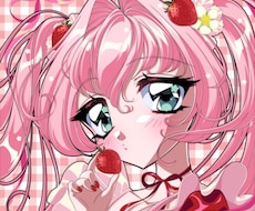 レトロなテイストのイラスト、立ち絵描きます 90年代風のタッチで1枚絵や立ち絵を制作させて頂きます！