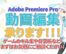 PrでYouTube、SNS動画の編集承ります イメージ1