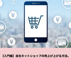 自社ネットショップ売上げUP【初級編】方法教えます イメージ1