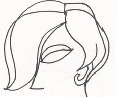 線描きのシンプルな商標のようなもになります イラストはどんな感じにでも描きます。