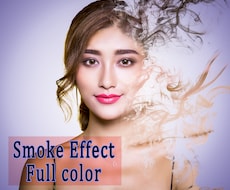 アナタの画像でSNSアイコン作ります 【Smoke Effect】世界で一つだけのアイコン作成