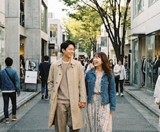 前後撮りロケーションフォトや記念日写真を撮影します 思い出に残る雰囲気を大切に撮影いたします