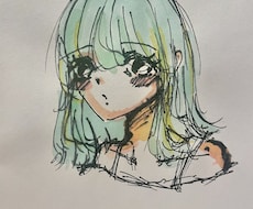 可愛い女の子を描きます イメージ1