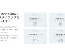サイボウズOfficeのカスタムアプリを作成します 現場で使いやすい業務管理アプリをご提案・構築します