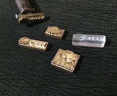 真鍮刻印を作成！押し印、焼印できます イメージ1
