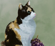 写真から愛猫・愛犬などリアルなイラスト描きます プレゼント、待ち受け、グッズ、など