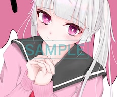 かわいい女の子のイラスト描きます イメージ1