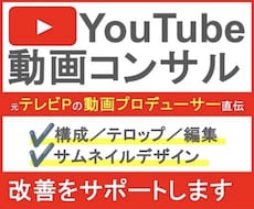 ビデオチャット版★YouTube動画コンサルします 元TVプロデューサー/現YouTubeプロデューサーが直伝！