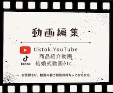 商品紹介動画を主に提供しています イメージ1
