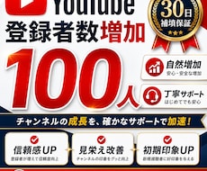 目指せYouTube収益化！登録者数増やします イメージ1