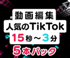 TikTokテロップエフェクトＢＧＭ効果音付けます TikTokエンタメ料理ビジネス動物筋トレ編集代行
