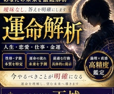 あなたの運命と本質を完全鑑定します イメージ1