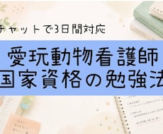 愛玩動物看護師の勉強相談承ります イメージ1