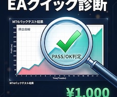 EAの成績、本当に信頼できるか検証します レポート数字だけで1営業日で判定します