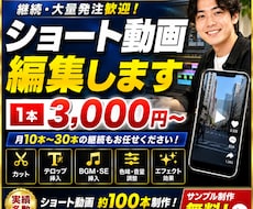SNSショート動画を編集しますます イメージ1