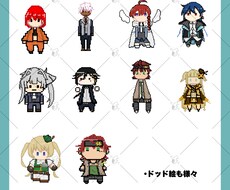 あなたのキャラクターをドッド絵で描きます イメージ1