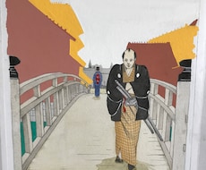 侍や町娘など江戸時代のイラスト描きますます 小説の挿絵、表紙などにオススメです。