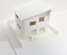 1/100の住宅白模型を制作致します イメージ1