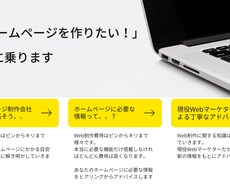 最小限のコストでホームページ制作する相談に乗ります イメージ1