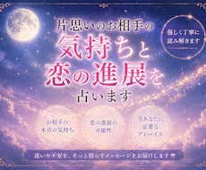 片思いのお相手の気持ちと恋の進展を占います イメージ1