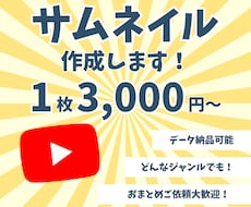 SNS用サムネイル作成いたします YouTubeやInstagramも！ぜひご相談ください！