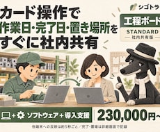 工程の予定と進捗を社内LANで共有します イメージ1