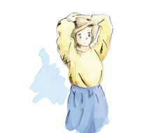 手描きアナログ感満載のおしゃれなイラスト作成します
