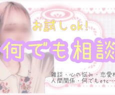 お話し相手 貴方の心を全てを受け止めます イメージ1