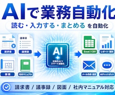 Gemini活用｜請求書・帳票をAIで自動化します イメージ1